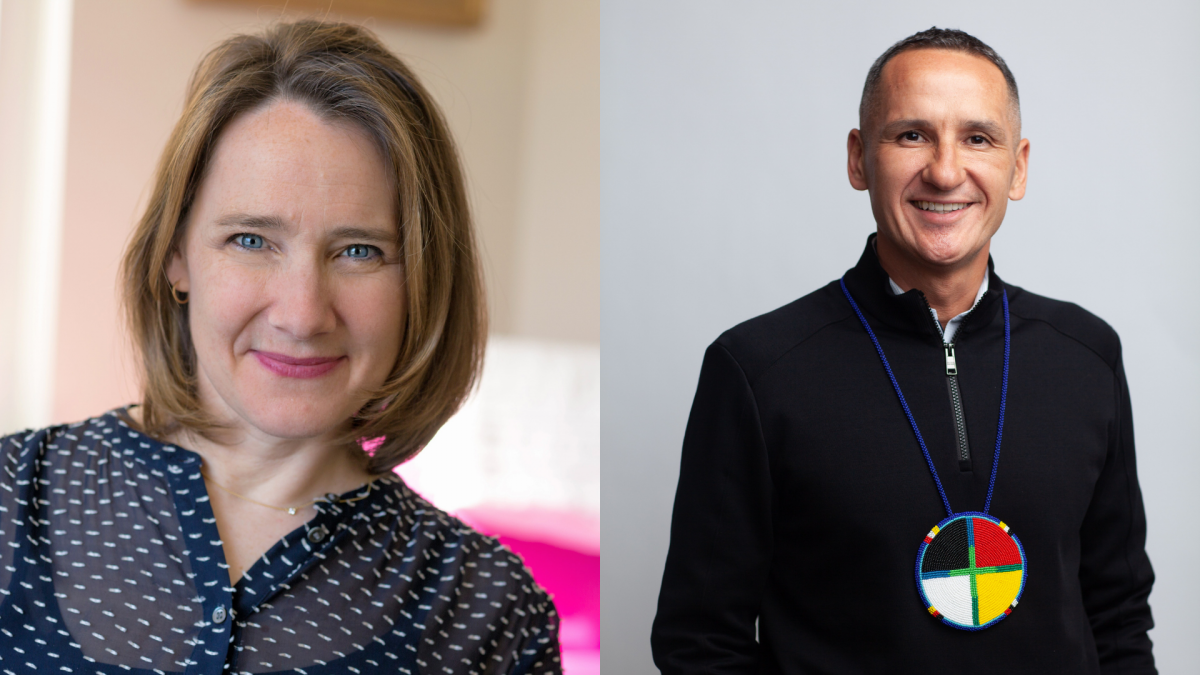 Lisa Kassenaar and Kevin Chief