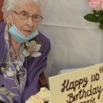 Mrs. Marjorie Douglas celebrates her 110th birthday