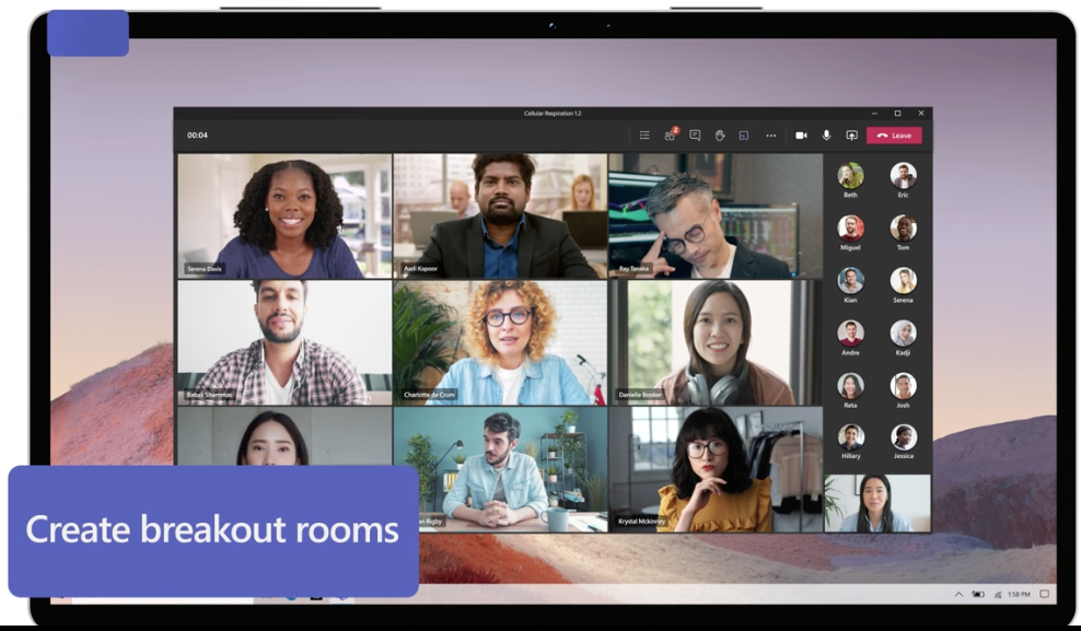 how do breakout rooms work in microsoft teams