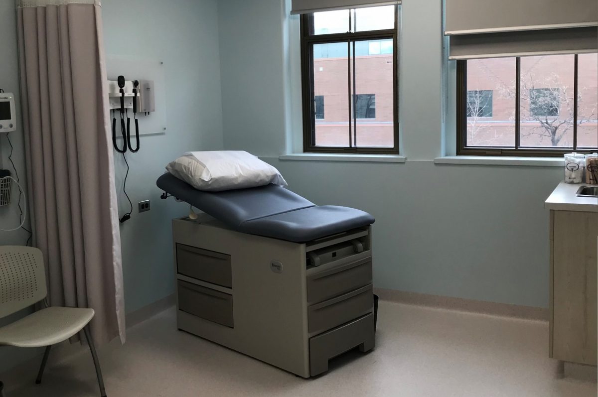 Exam room at Bannatyne clinic