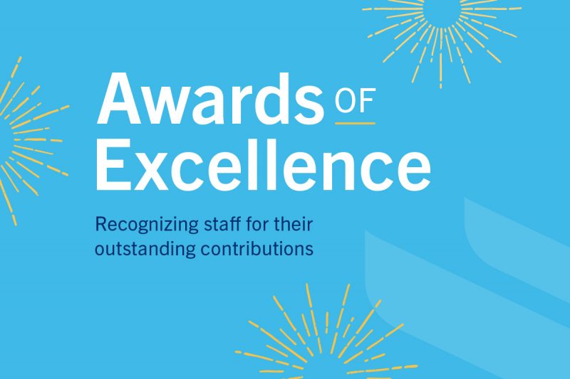 Recognize staff for their outstanding contributions