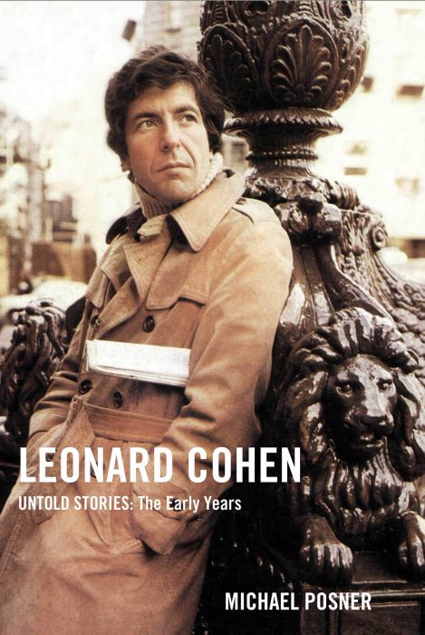 Leonard Cohen, the book cover.