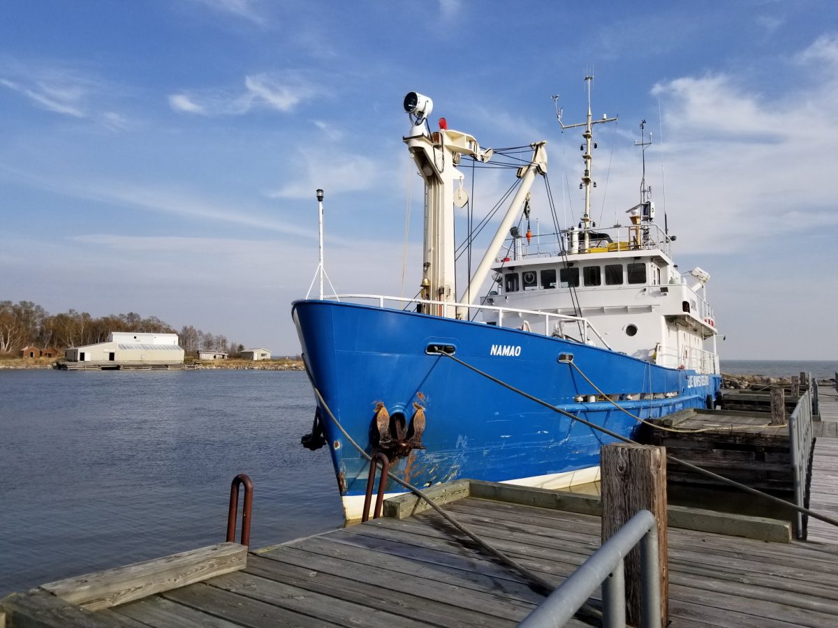 MV Namao, a research vessel on Lake Winnipeg
