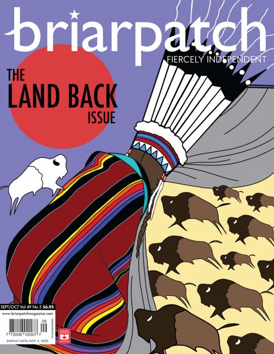 Cover of the Land Back issue