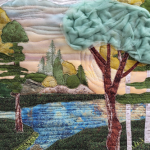 Quilted fabric collage by Nicki Ferland | Working in Good Ways cover image