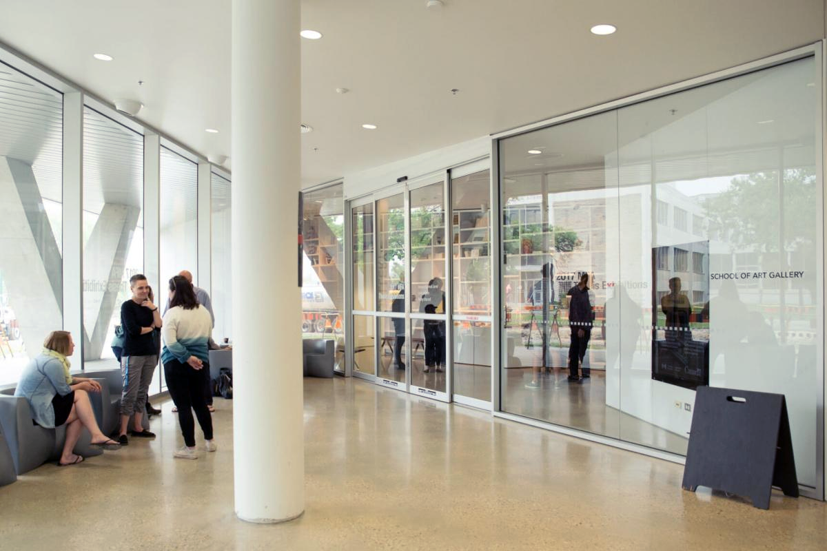 School of Art Gallery Lobby.