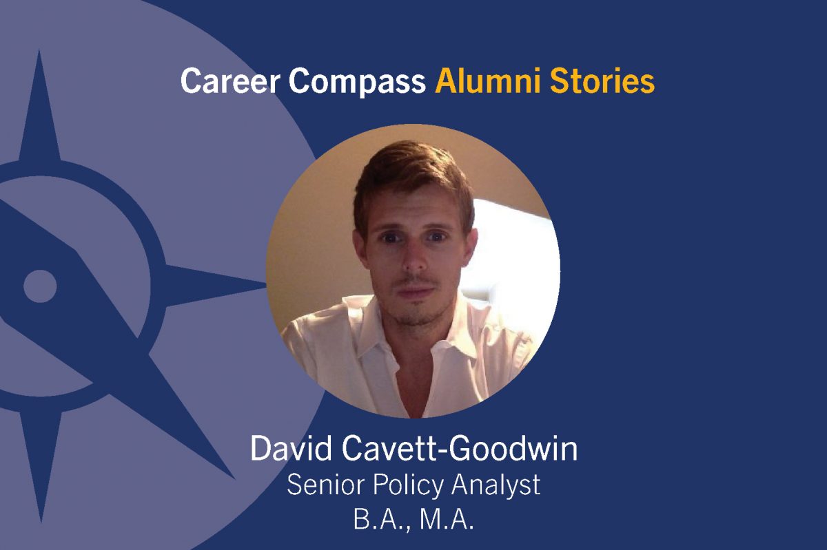 David Cavett-Goodwin Global Political Economy Alumni