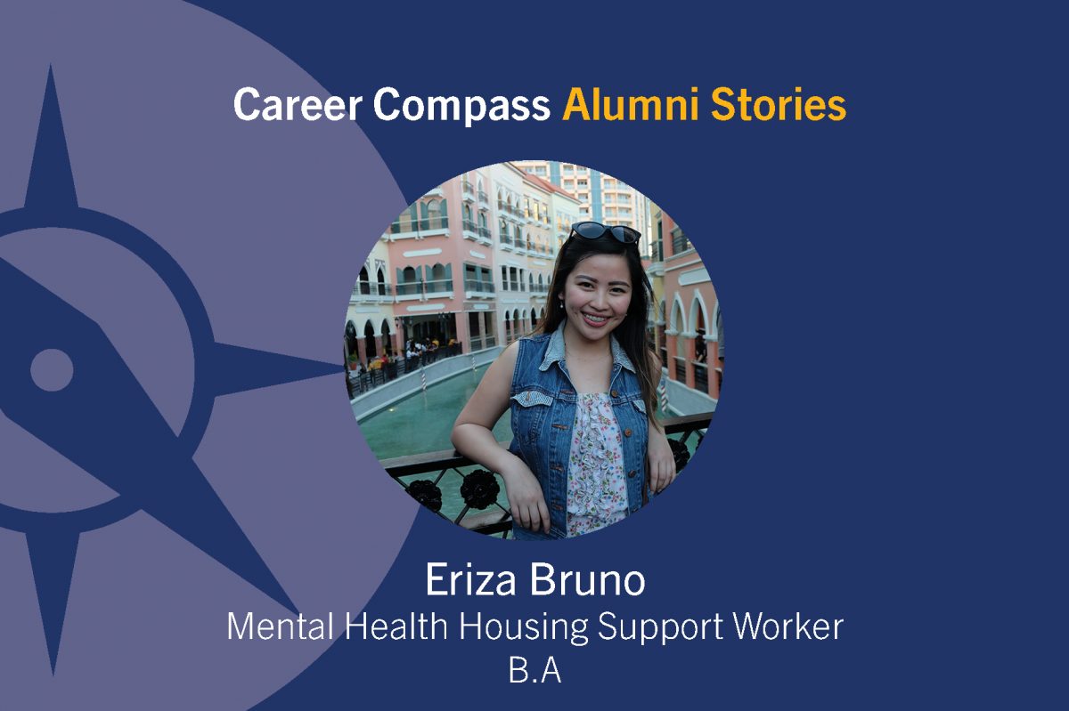 self portrait of Eriza Bruno Mental Health Housing Support Worker