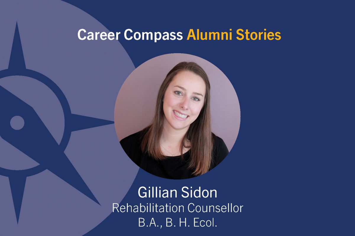 Self portrait of Gillian Sidon Rehabilitation Counsellor