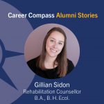 Self portrait of Gillian Sidon Rehabilitation Counsellor