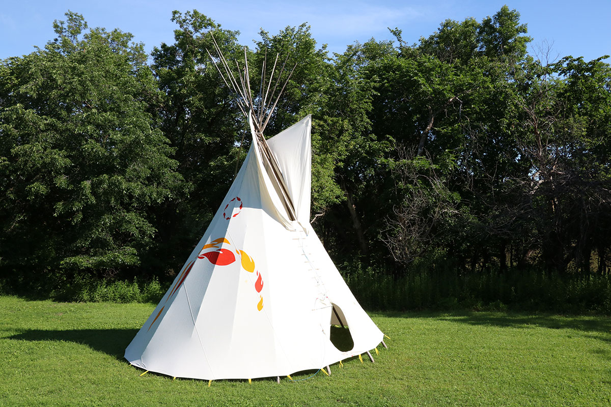 The teepee at NCTR.