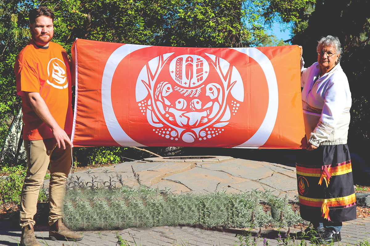 The National Centre for Truth and Reconciliation (NCTR) unveils a new Survivors’ Flag to mark the first official National Day of Truth and Reconciliation.