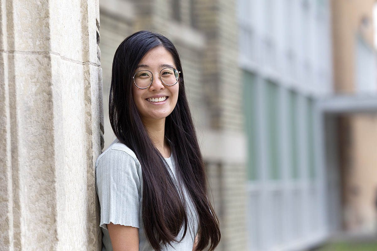 University of Manitoba (UM) student Shirley Wang [BSc/17].