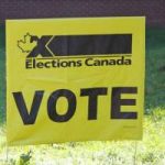 Elections Canada voting station poster