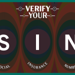 Graphic telling students to verify their SIN in Aurora.