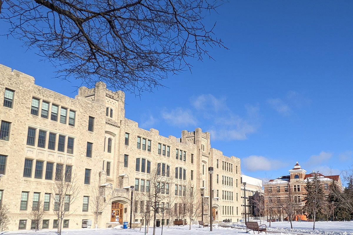 Buller Building on Fort Garry campus on Nov. 18, 2021. // Photo from Chris Reid