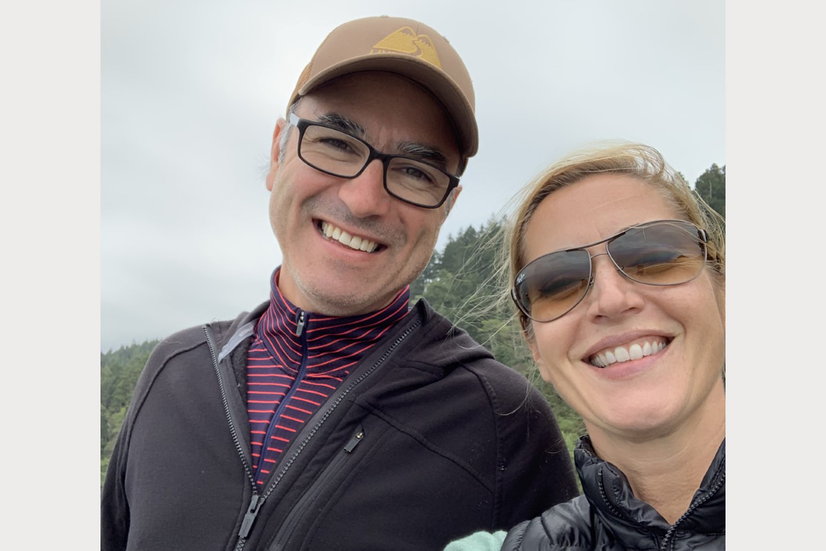 Outdoor photo of Marc Mollot and Shelley Tottle-Mollot.