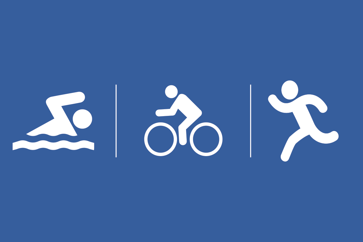 Triathlon graphic