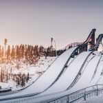 downhill ski jumps