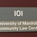 UM Community Law Centre door sign