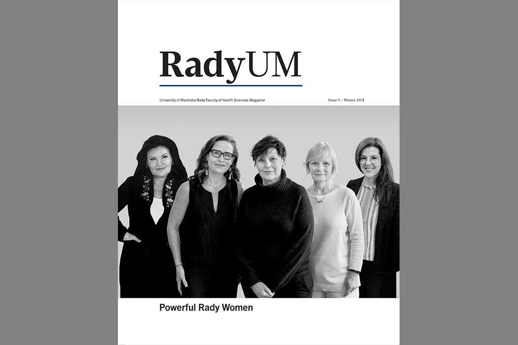 Cover of Winter 2021 issue of RadyUM magazine.