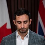 Stephen Lecce, minister of education for Ontario, was challenged for his anti-Black behaviour in college. THE CANADIAN PRESS-Nathan Denette