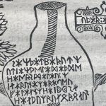 Runes from rare Scandinavian book.