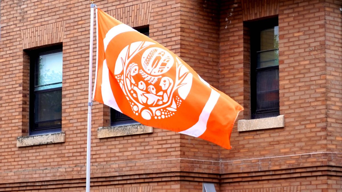 Survivor flag at the National Centre for Truth and Reconciliation.