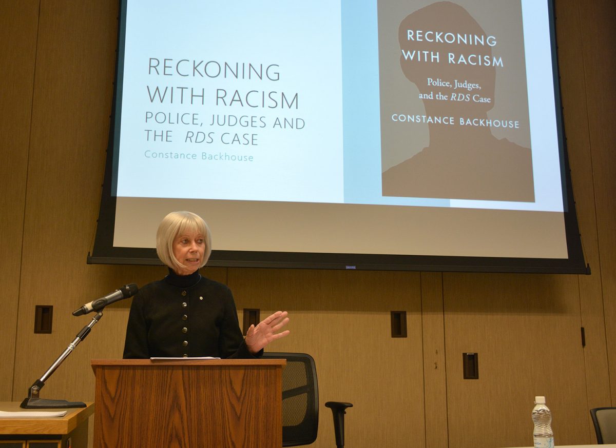 University of Ottawa Faculty of Law Distinguished ProfessorConstance Backhouse