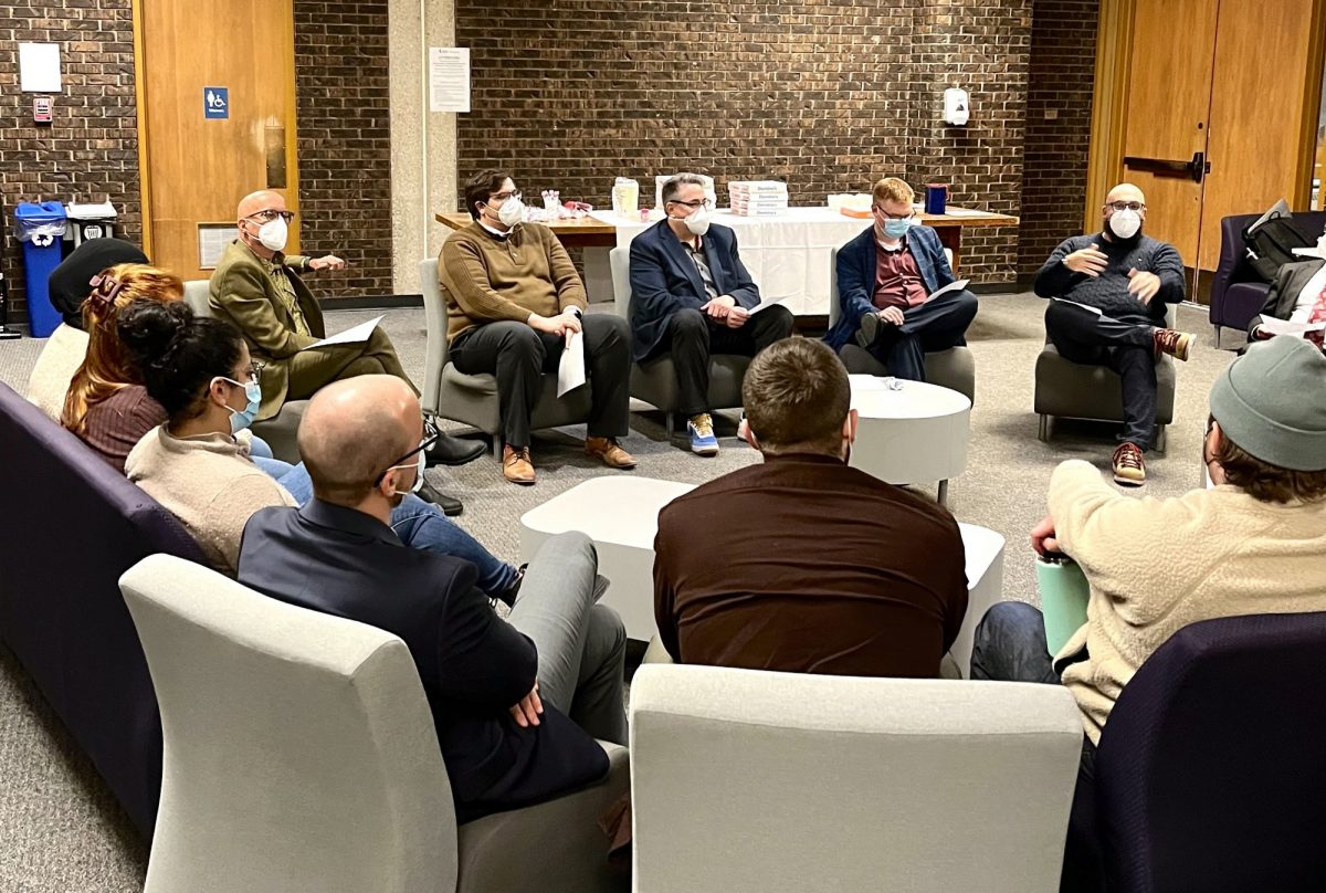 The Feminist Legal Forum, the Robson Hall Mental Health Group, the Manitoba Bar Association and the Robson Hall Movember Fundraising Team hosted a panel discussion for law students on Men's Mental Health in the Legal Profession.