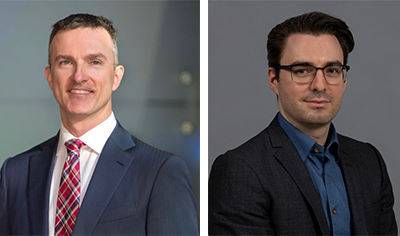 Portraits of Dr. Ryan Zarychanski and Dr. Sylvain Lother. 