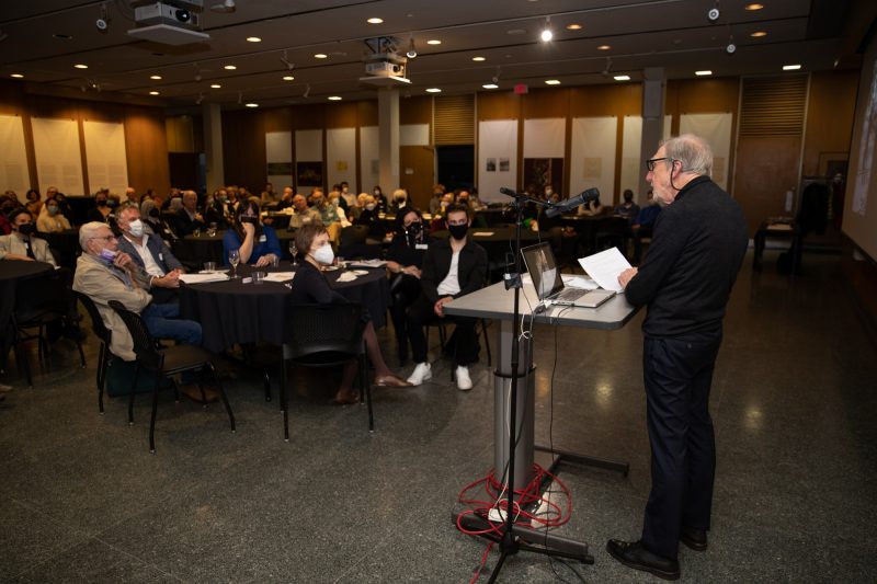 Robert Allsopp speaking at the MLA 50th Anniversary Event