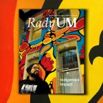 Cover of RadyUM magazine showing the new mural in the Brodie Centre.