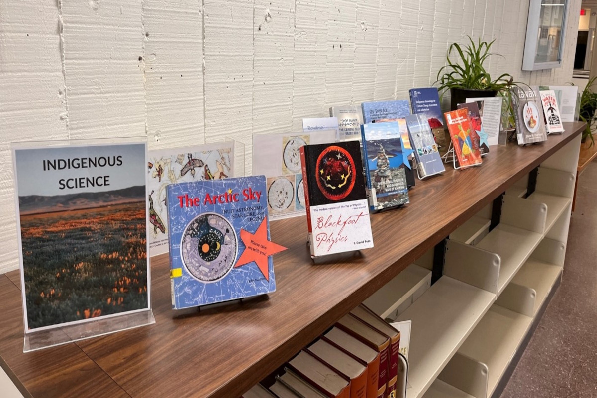 Indigenous science book display