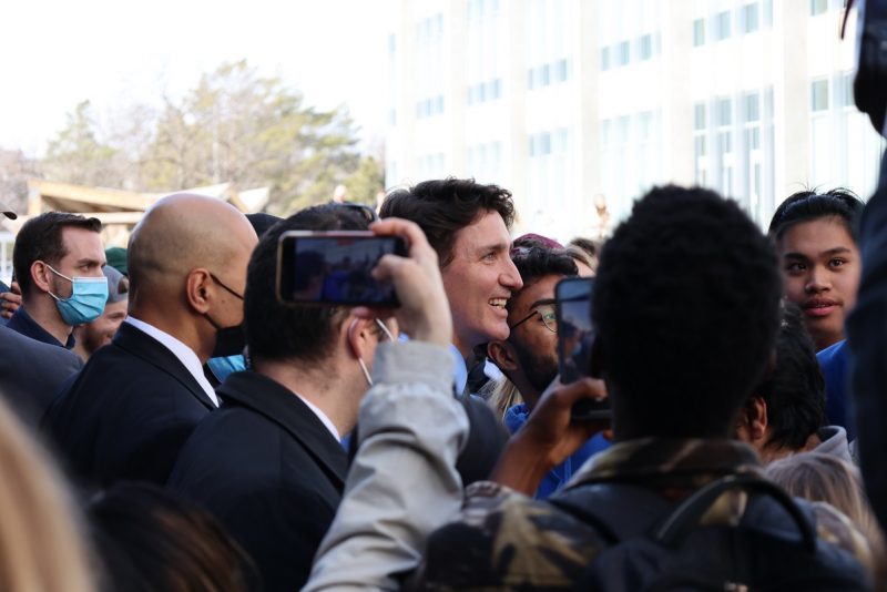 Prime Minister Justin Trudeau visits campus in 2023