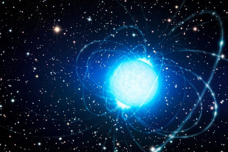 Artists rendition of a neutron star courtesy of ESO/L. Calçada