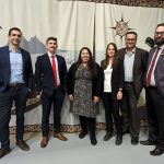 University of Manitoba at the 2023 Kawaskimhon Moot (left to right): Assistant Professor Daniel Diamond (coach), Brayden Gray, Carleena Cavallo, Heather Alexander, Indigenous Legal Studies Coordinator Marc Kruse (coach), and Adam Kowal.