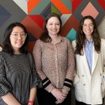 three summer students at the L Kerry Vickar Business Law Clinic: Kassandra Taverner, Lisa Haydey, Emily Palmer