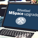 MSpace upgrade shown on laptop