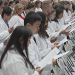 The University of Manitoba welcomed 125 new medical students during a Wednesday ceremony, the largest group the school has ever seen after a recent increase to the program's enrolment number. (CBC)