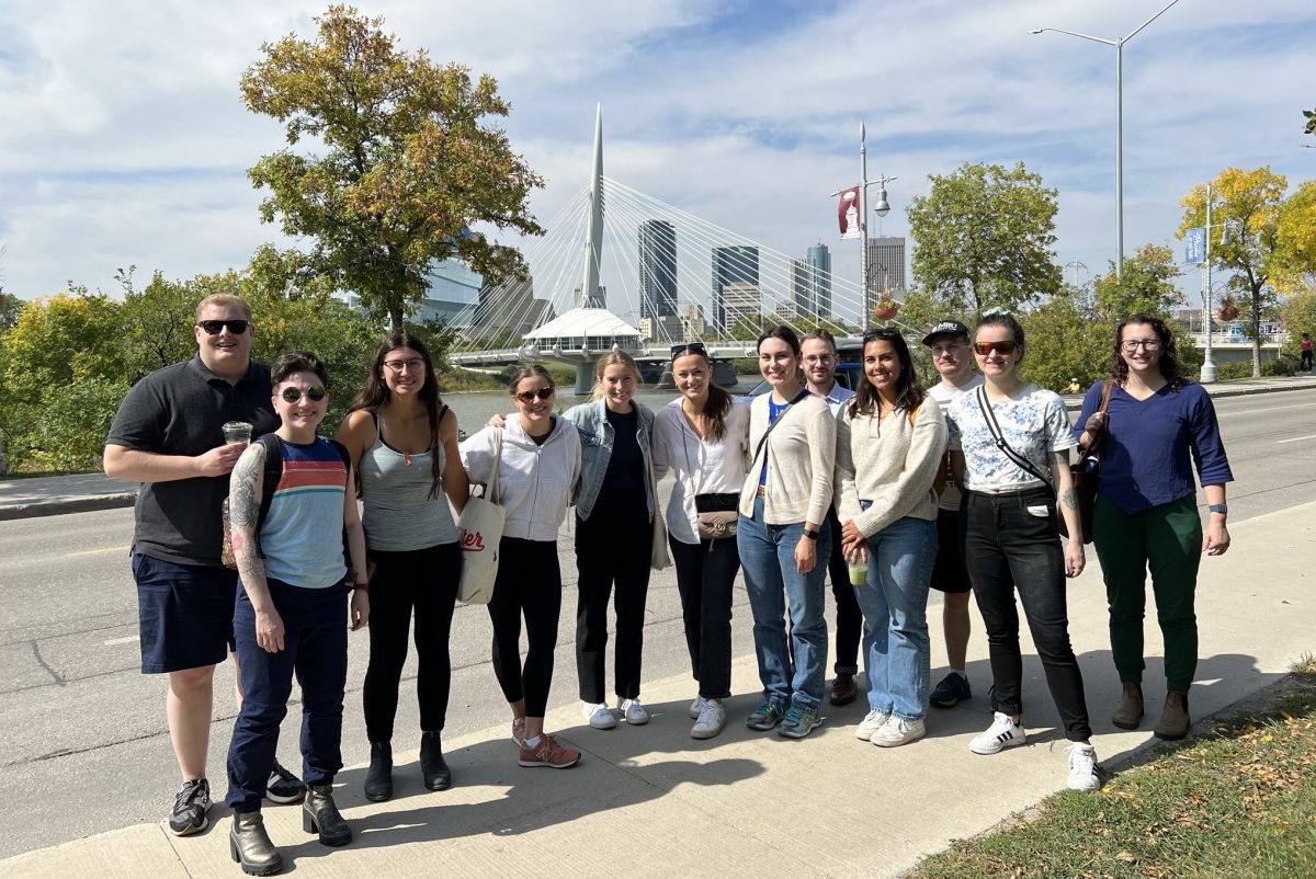 Access to Justice in French concentration law students toured St. Boniface and met with program partners as part of their orientation