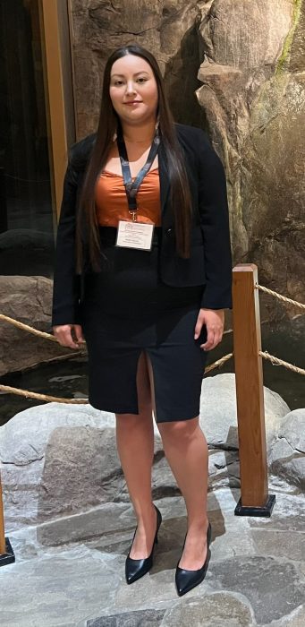 Shelby Sinclair was re-elected to the position of Vice-President First Nations of the National Indigenous Law Students’ Association for the 2023-24 year.