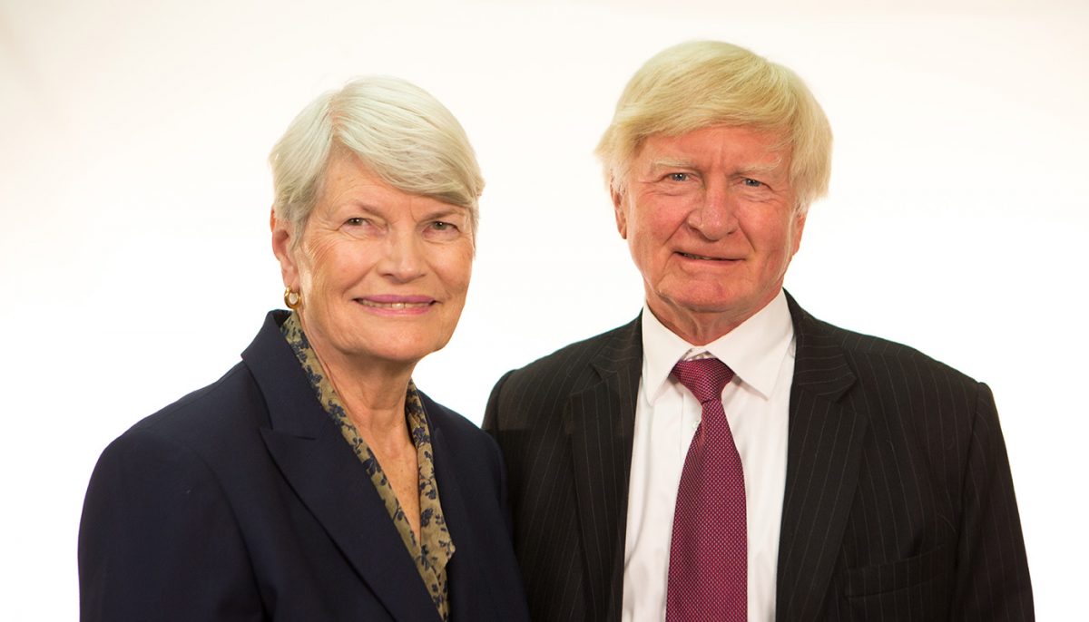 Headshot of Walter and Maria Schroeder for their gift announcement to UM.