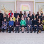 Group photo of Governor General's Award recipients in Rideau Hall.