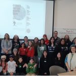 Group of students from Manitoba's Public Schools Climate Justice Forum