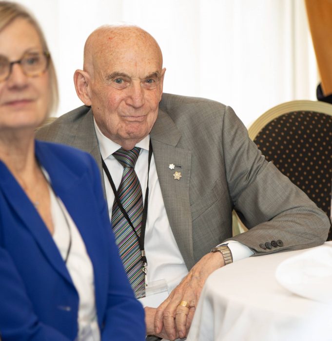 Former UM Chancellor Harvey Secter, O.M., C.M., LL.D. [BComm/67, LLB/92], was Dean of Law from 1999 to 2008 and instrumental in starting the collaborative clerkship program with the Manitoba Court of Appeal. Photo by Mike Latschislaw.