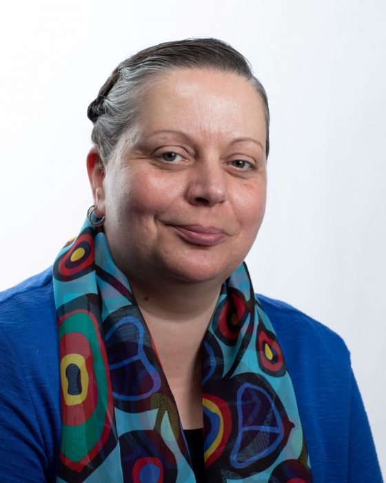 Photo of woman with scarf