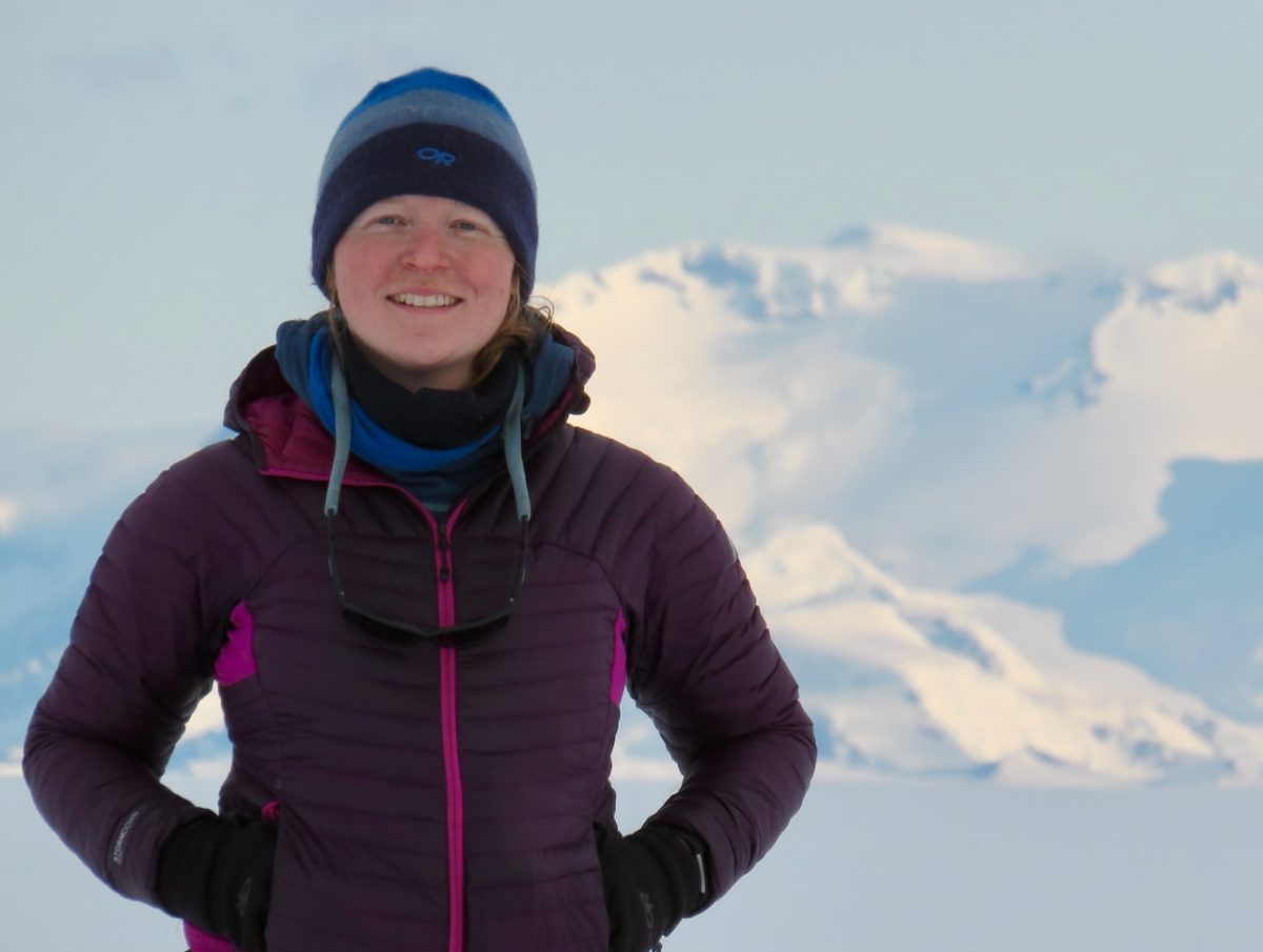 Glaciologist, assistant professor Karen Alley.