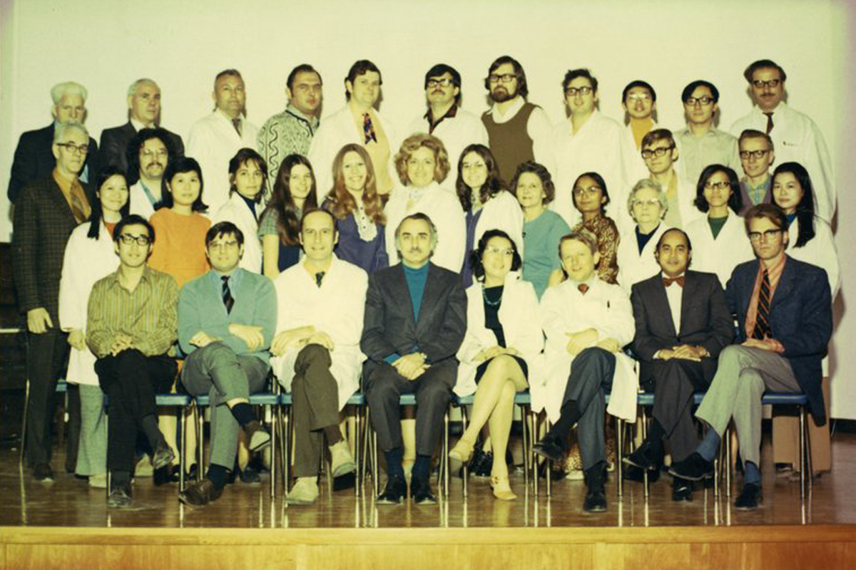 Biochemistry & Medical Genetics Class of 1972 at the University of Manitoba.