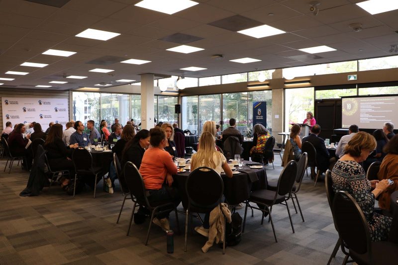 People gathered at the 2024 Teaching and learning Certificate graduation.